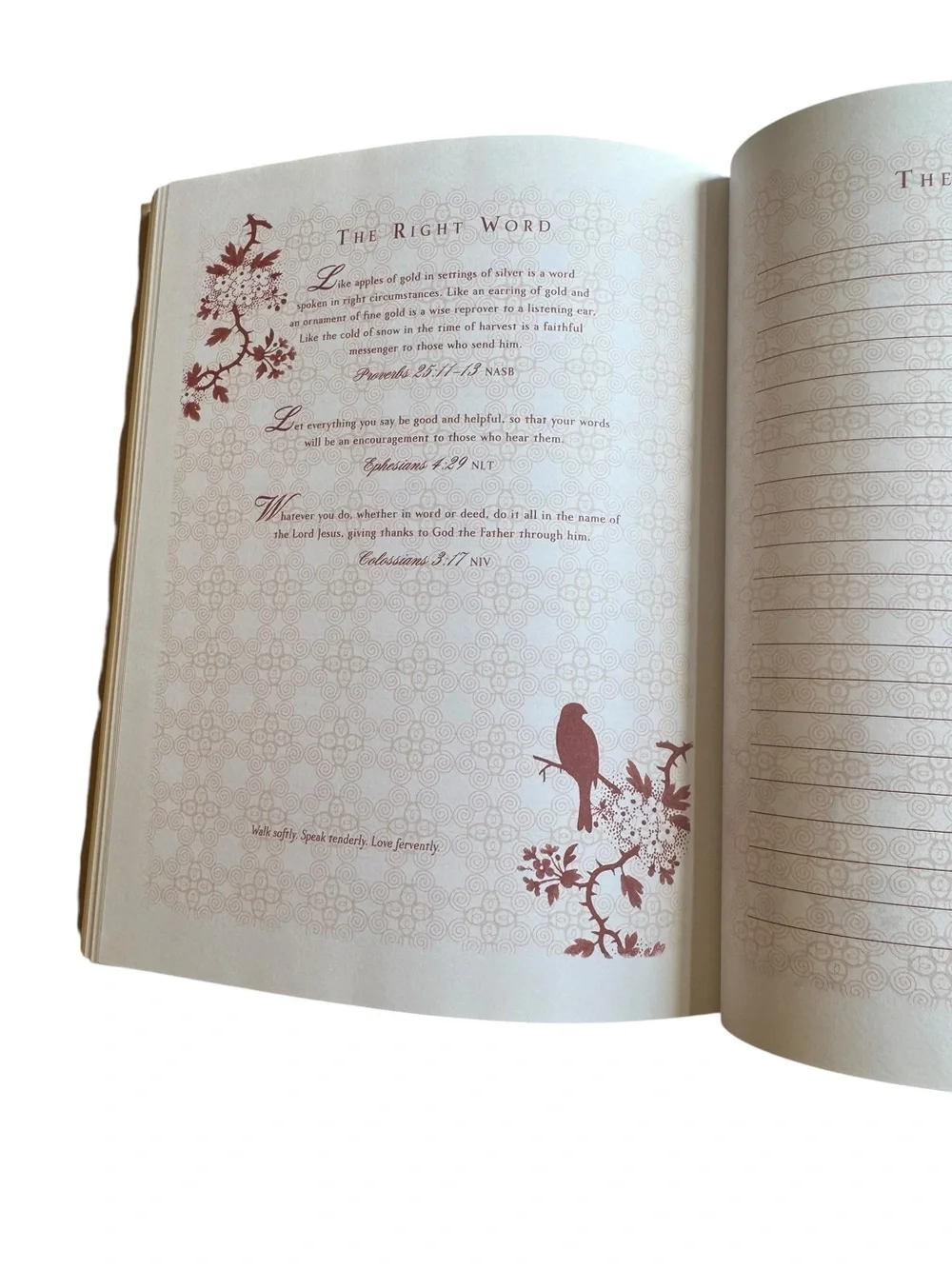 Quiet Reflections A Mother's Journal - Soft Floral Hardcover